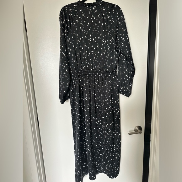 NWOT. Candace Cameron Bure Star Print Maxi Dress. Size:L. - Picture 3 of 5